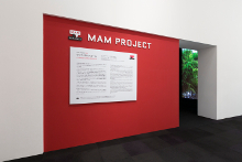 展示風景「MAMプロジェクト022：ヤコブ・キルケゴール」森美術館、2014<br />撮影：森田兼次