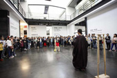 <em>Sonic Blossom</em><br /> 2013<br /> Performance view: "Lee Mingwei: Ullens Center for Contemporary Art (UCCA),<br /> Beijing, 2014<br /> Photo: Mao Zhenyu