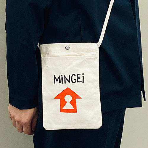 <i>MINGEI</i> exhibition original Miyairi Keita Art Sacoche Bag