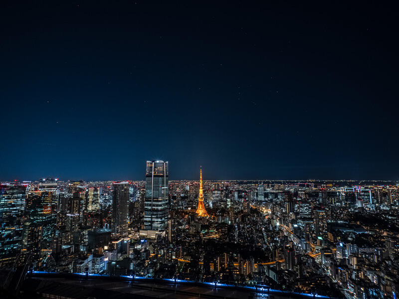 東京シティビューから見た夜景